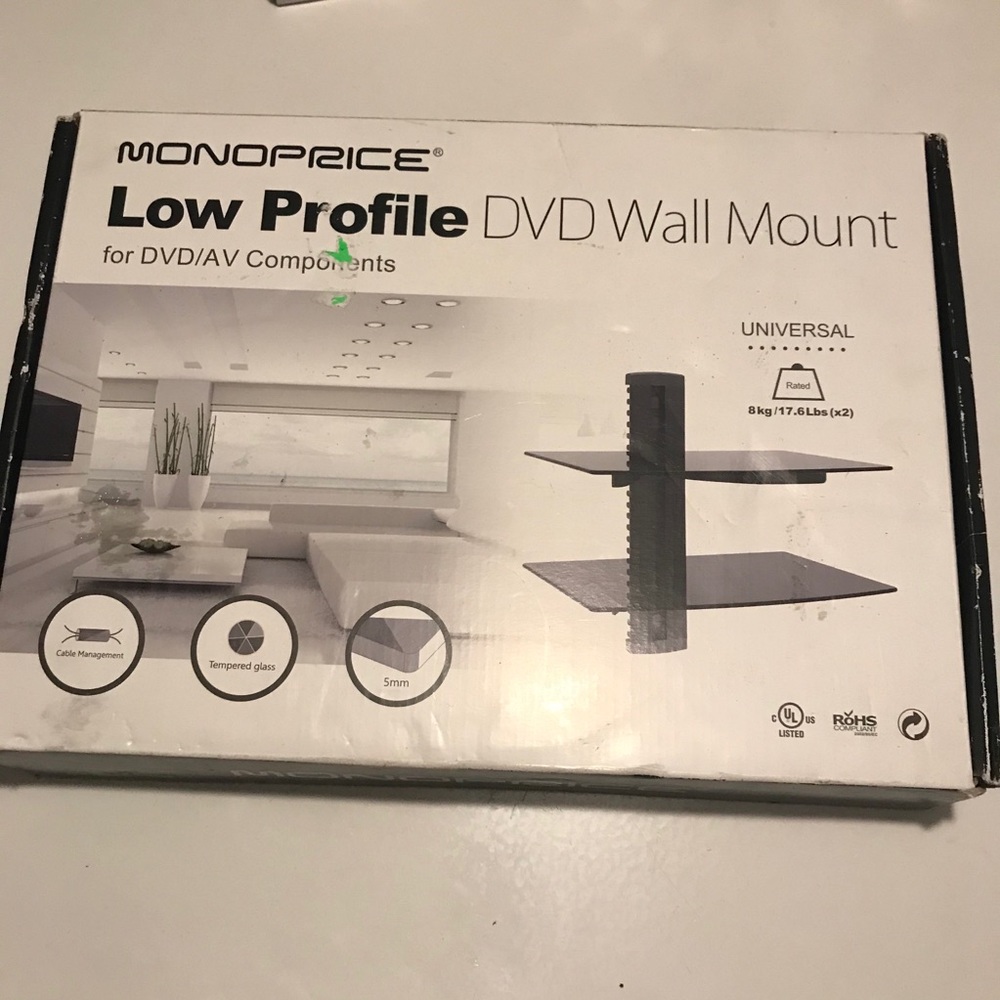 Monoprice Low Profile DVD Wall Mount